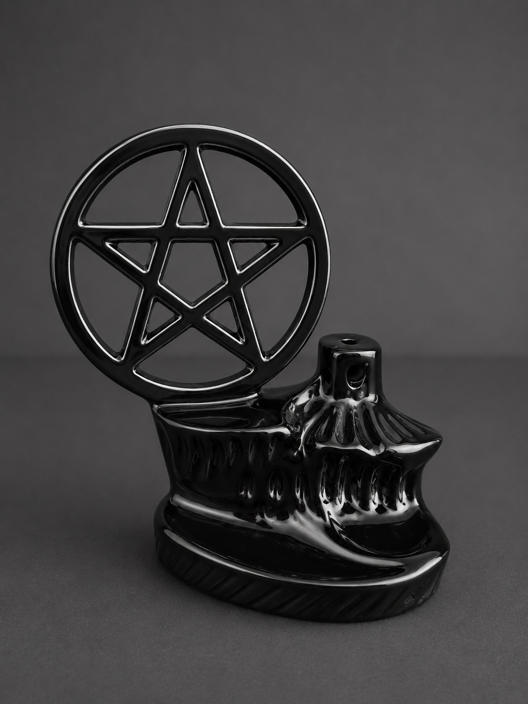 Midnight Pentacle Backflow Incense Burner