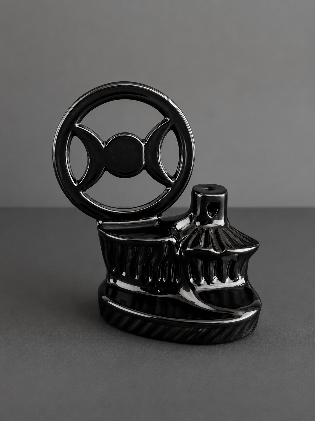 Triple Moon Backflow Incense Burner