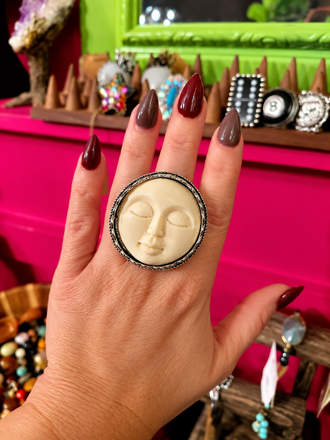 Moonchaser Stretchable Statement Ring