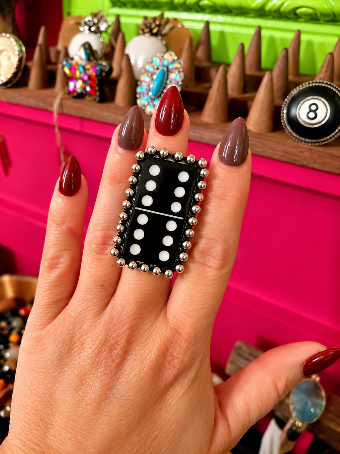 Chunky Domino Statement Ring