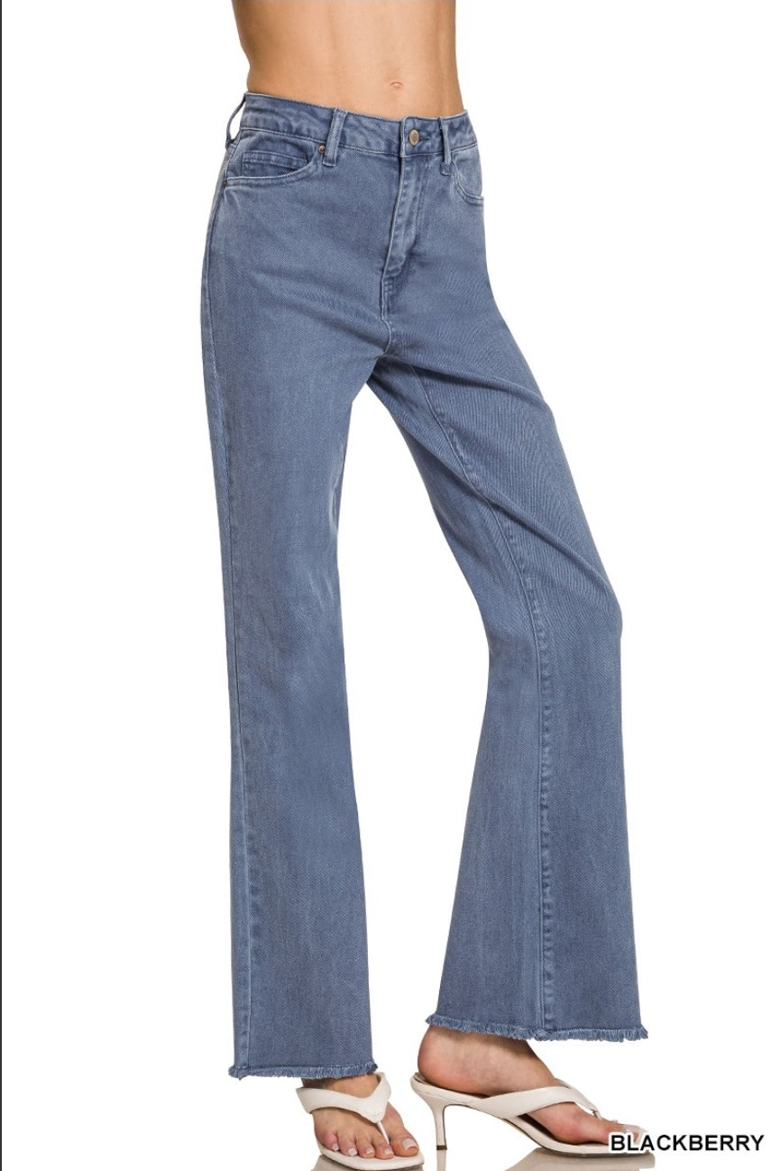 Acid Wash ZENANA Pants