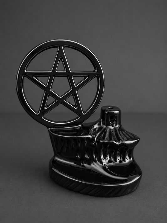 Midnight Pentacle Backflow Incense Burner