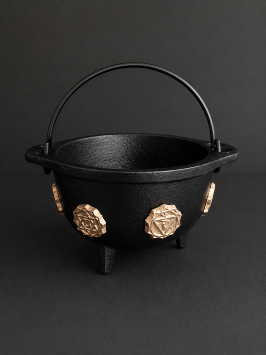 Midnight Hearth Ritual Cauldron