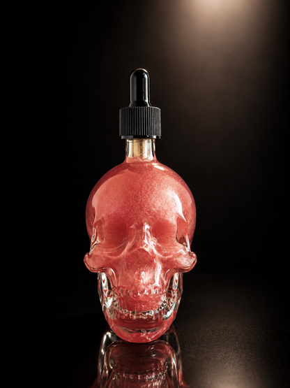 Enchanted Veil Luxury Body Oil – 3.4 oz Skull Dropper Bottle