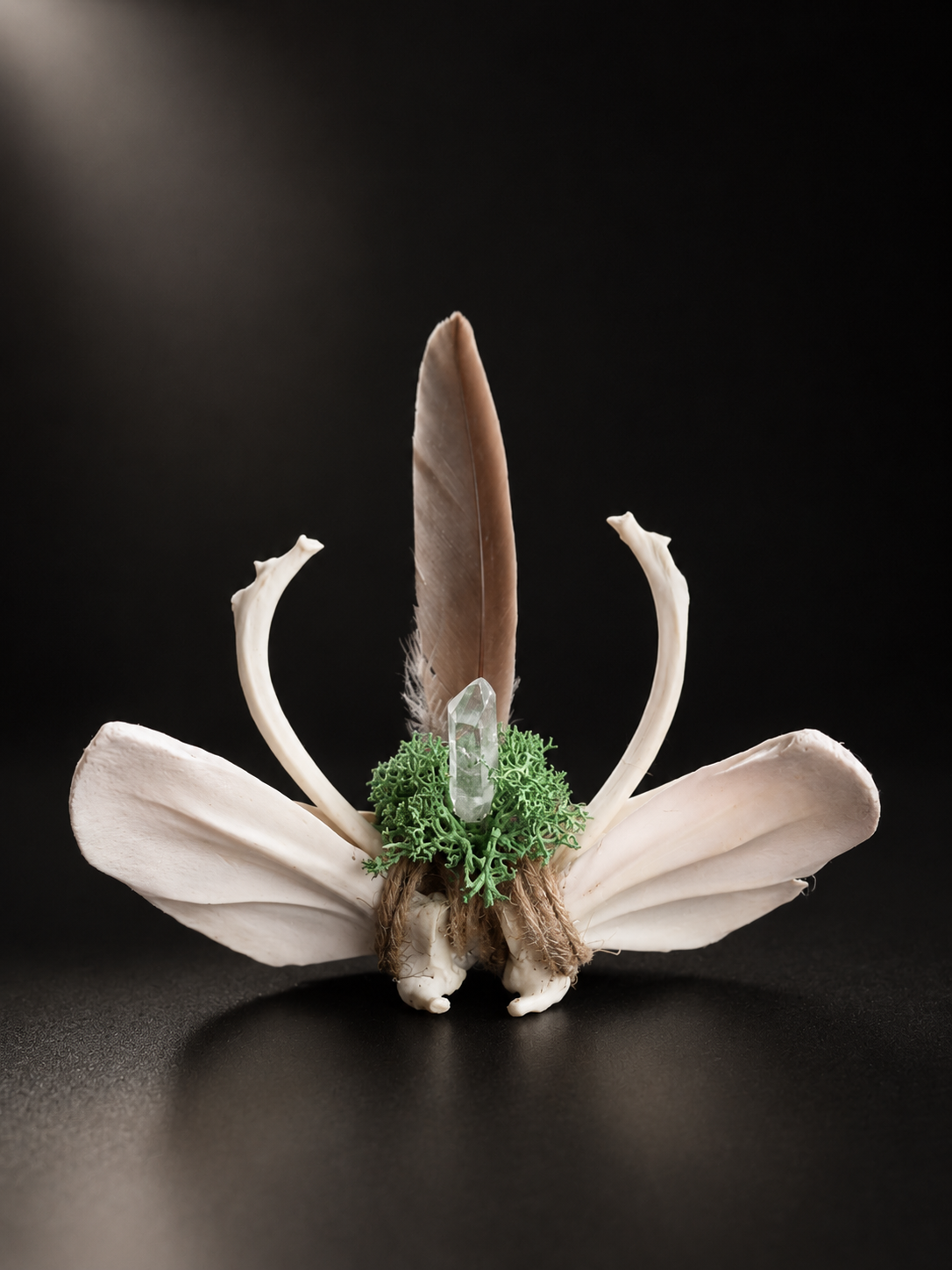 Winged Spirit Bone Talisman