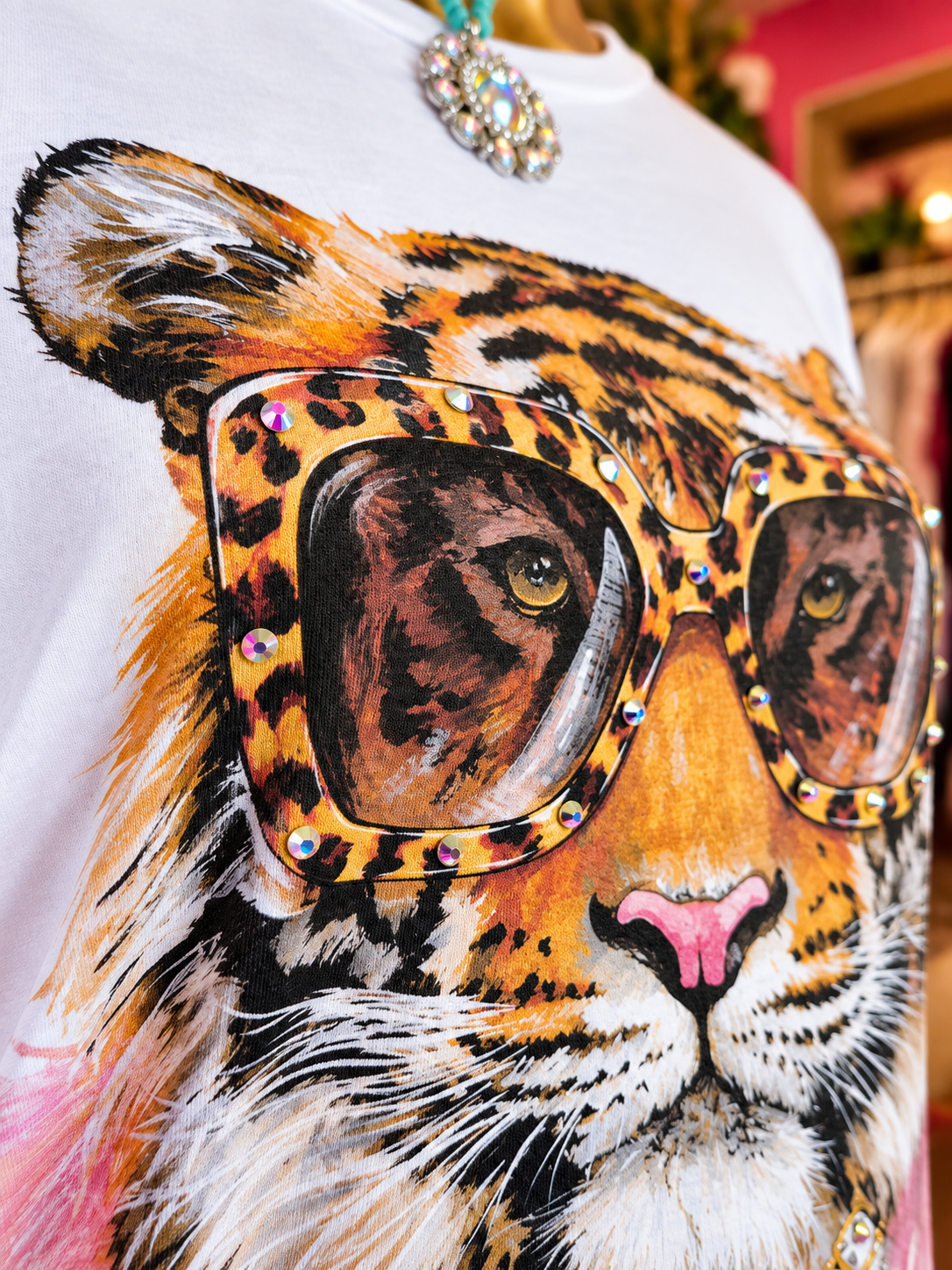 Bedazzled Tiger Tee