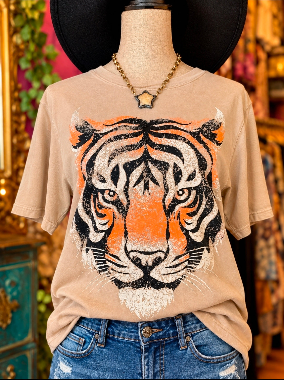 Tiger Printed Tee