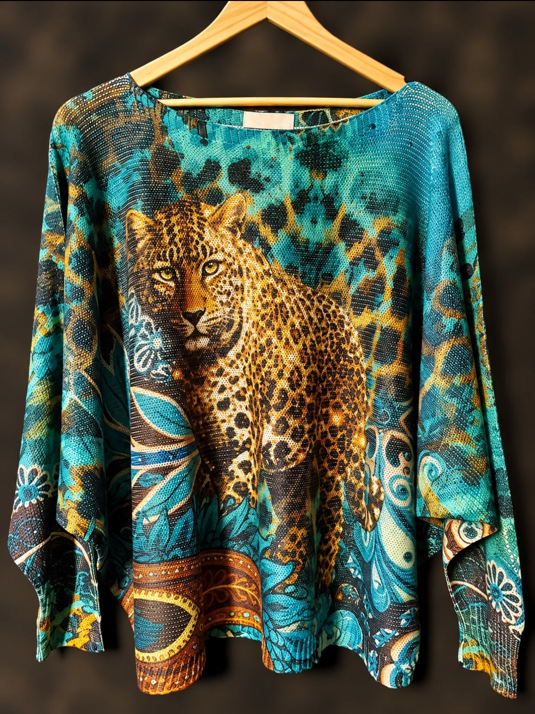 Italian Knit Printed Sweater