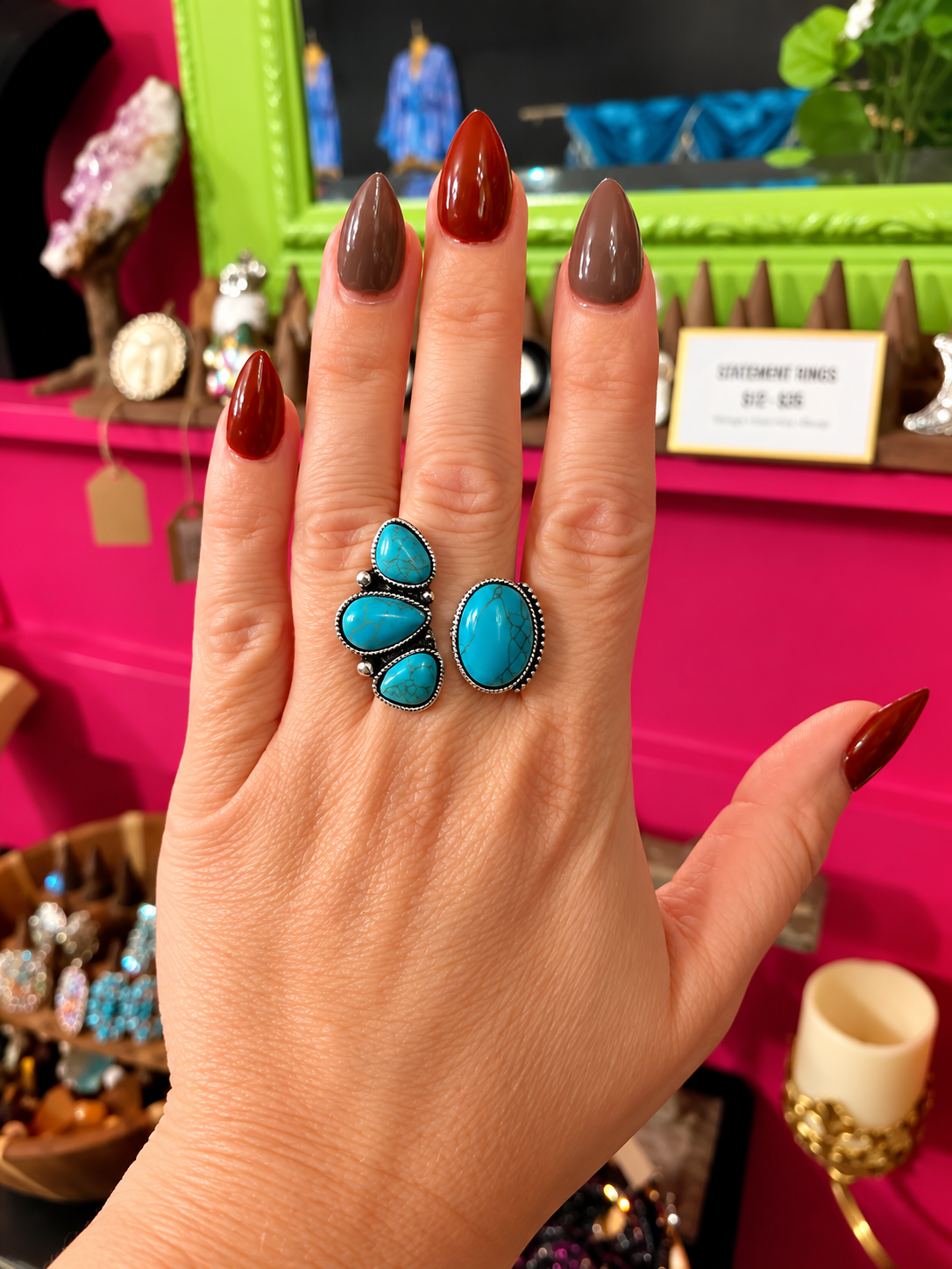 Turquoise Statement Ring