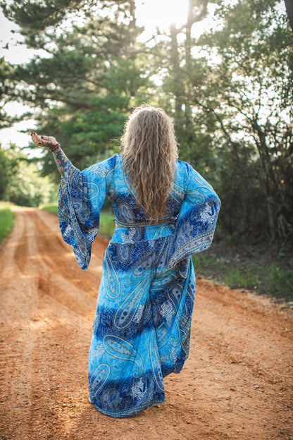 Ocean Oracle Silk Pants Set